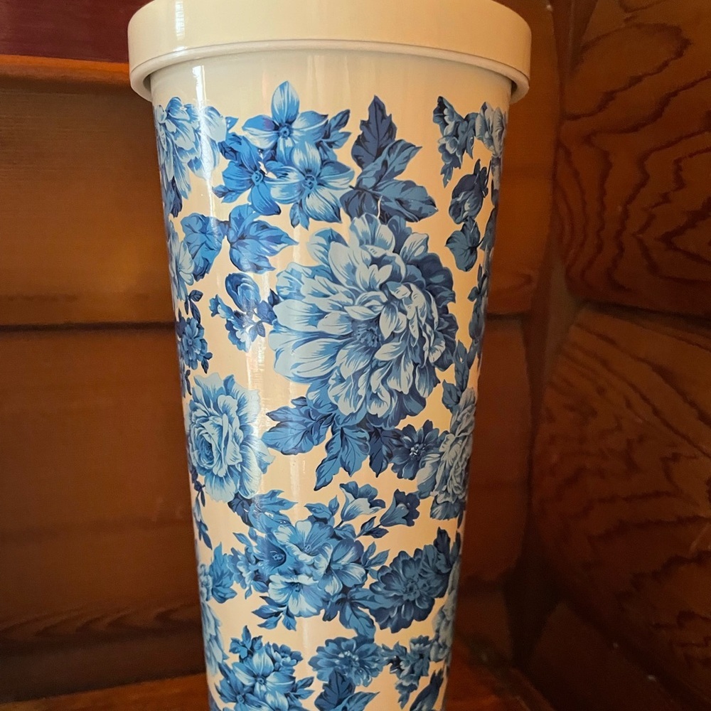 The Pioneer Woman Double Wall Insulated Stainless Steel Tumbler 24 fl oz, Floral